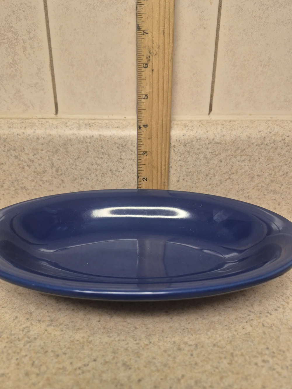 Pfaltzgraff Cobalt Blue Glazed Stoneware Small Oval Bowl